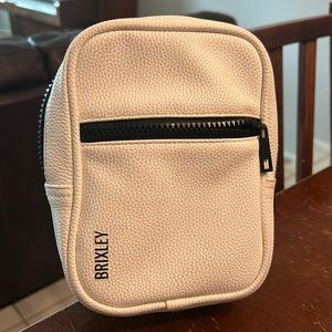 Brixley White Leather Crossbody